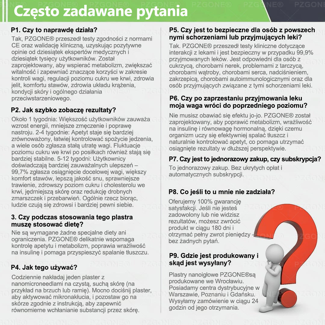 🔥👨‍⚕️Oficjalny sklep | 💯𝐏𝐙𝐆𝐎𝐍𝐄® Moringa·Berberyna×NAD+ 10-w-1 Plaster (Natychmiastowy efekt, widoczne rezultaty po 7 dniach) ✅ Stosowane w celu utraty wagi, poprawy zwiotczałej skóry, leczenia cukrzycy, bezdechu sennego i problemów ze stawami.